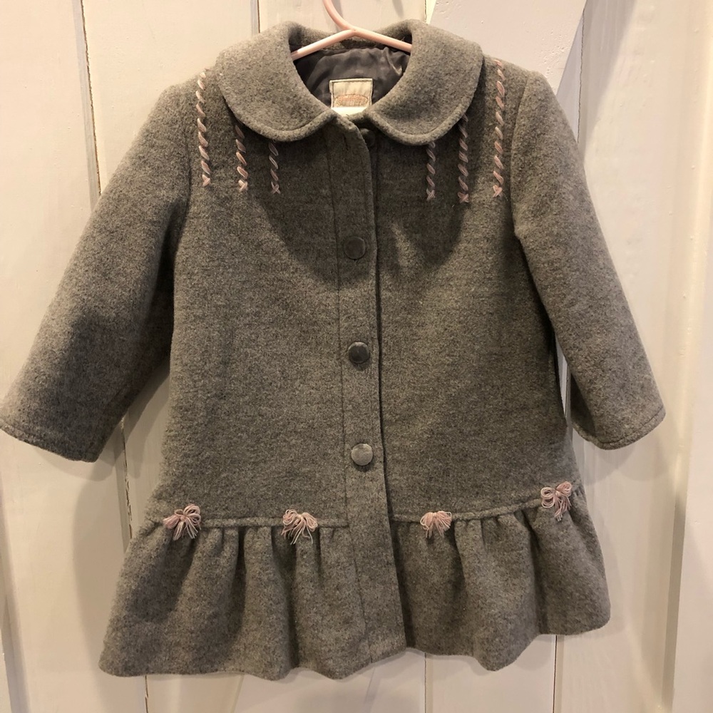 Wool Italian kids dress coat